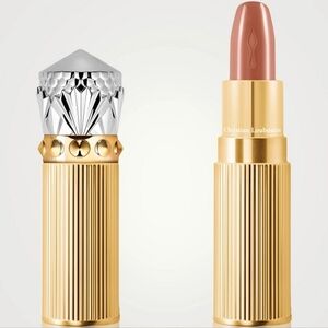 Christian Louboutin Rouge Silky Satin on the Go - Soft Goji 355